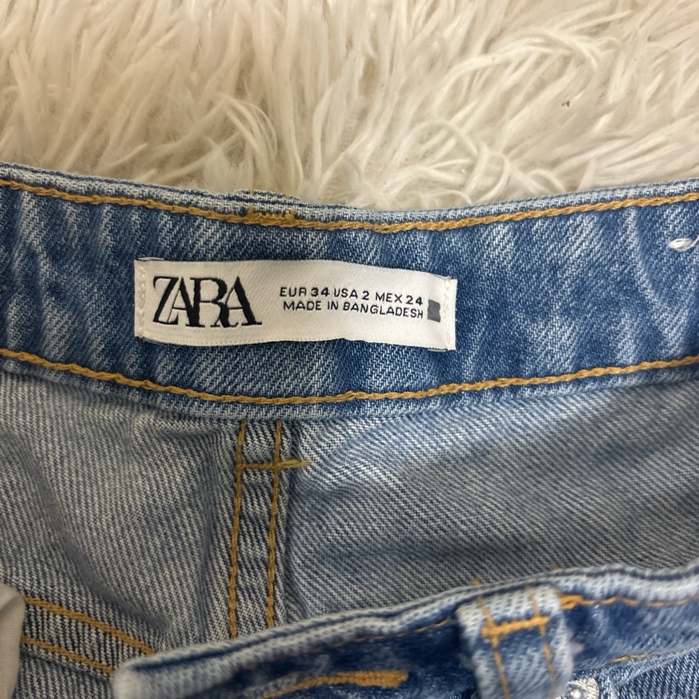 Zara Classic Blue Denim Pants